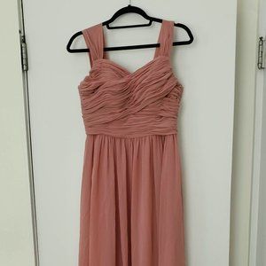 Azazie Zapheira Size 6 Dusty Rose